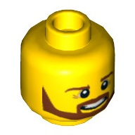 Lego hlava, žlutá (6018620)